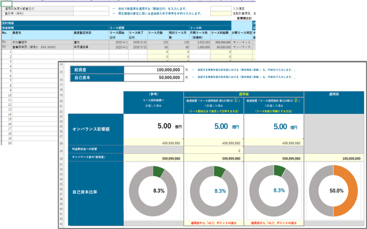 影響額試算ツール